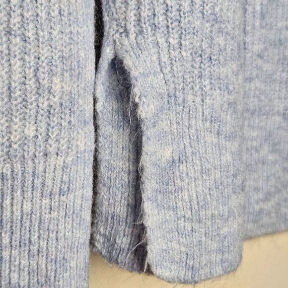 NWT Old Navy Womens Light Blue Sweater S Ribbed Knit Long Sleeve Crewneck Soft A - Picture 8 of 12